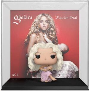 SHAKIRA POP! ALBUMS VINYL FIGURA FIJACION ORAL 9 CM