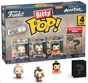 AVATAR LA LEYENDA DE AANG PACK DE 4 FIGURAS BITTY POP! VINYL IROH 2;5 CM