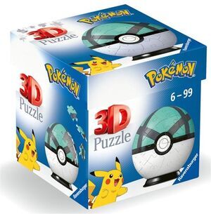 POKMON PUZZLE 3D NET BALL VERDE