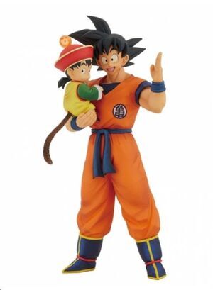 DRAGON BALL FIGURA ICHIBANSHO SON GOKU & SON GOHAN 25 CM