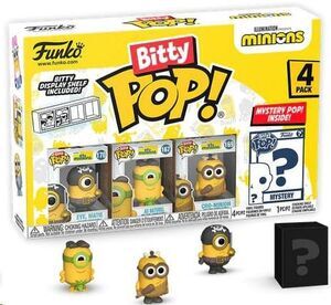 MINIONS PACK DE 4 FIGURAS BITTY POP! VINYL EYE MATIE 2;5 CM