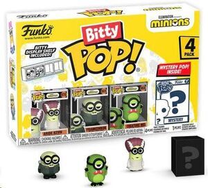 MINIONS PACK DE 4 FIGURAS BITTY POP! VINYL FRANKENBOB 2;5 CM