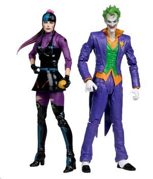 DC MULTIVERSE FIGURAS PAQUETE DE 2 THE JOKER & PUNCHLINE 18 CM