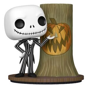 PESADILLA ANTES DE NAVIDAD 30TH POP! DELUXE VINYL FIGURA JACK W/H.TOWN DOOR 9 CM