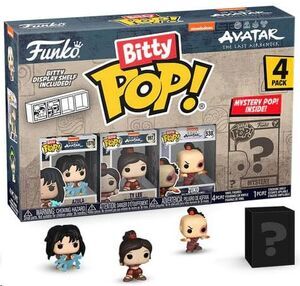 AVATAR LA LEYENDA DE AANG PACK DE 4 FIGURAS BITTY POP! VINYL AZULA 2;5 CM