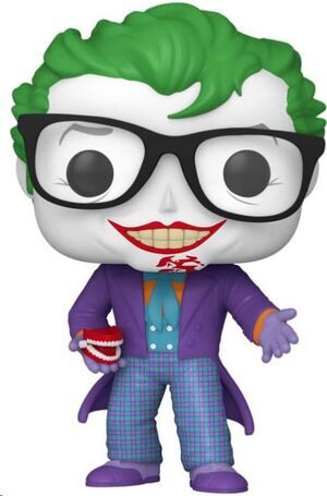 BATMAN 85TH ANNIVERSARY FIGURA POP! MOVIES VINYL THE JOKER CON DENTADURA 9 CM