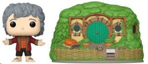 EL SE�OR DE LOS ANILLOS POP! TOWN VINYL FIGURA BILBO BOLS�N Y BOLS�N CERRADO 9 CM