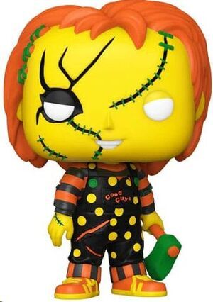 CHUCKY EL MUECO DIABLICO FIGURA POP! MOVIES VINYL VINTAGE HALLOWEEN CHUCKY 9 CM