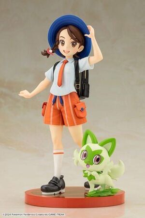 POKMON ESTATUA ARTFXJ PVC 1/8 JULIANA & SPRIGATITO 20 CM
