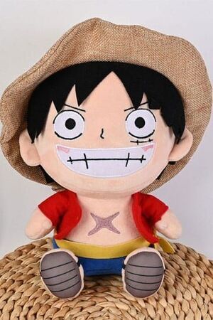 Portada de ONE PIECE PELUCHE MONKEY D. LUFFY GEAR 5 NEW WORLD VER! 25CM