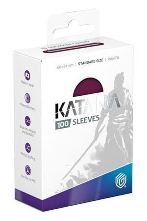 ULTIMATE GUARD KATANA SLEEVES FUNDAS CARTAS ESTANDAR CIRUELA (100)