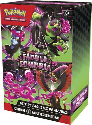 POKEMON JCC ESCARLATA Y PRPURA FBULA SOMBRA LOTE DE PAQUETES DE MEJORA