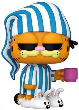 GARFIELD FIGURA POP! COMICS VINYL GARFIELD CON TAZA 9 CM