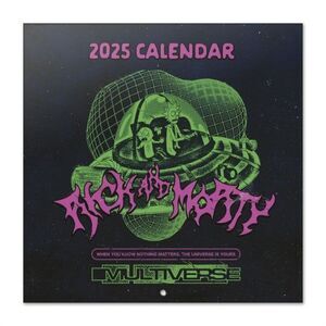 RICK Y MORTY CALENDARIO 2025 30X30 CM