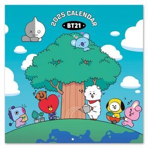 BT21 CALENDARIO 2025 30X30 CM