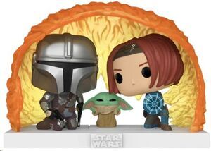 STAR WARS THE MANDALORIAN POP! MOMENT VINYL FIGURA GROGU FORCE BARRIER 9 CM 