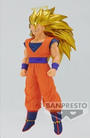 DRAGON BALL Z FIGURA BLOOD OF SAIYANS SUPER SAIYAN 3 SON GOKU 19 CM