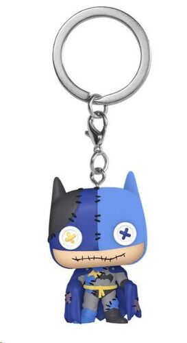 DC PATCHWORK LLAVERO POCKET POP! VINYL BATMAN 4 CM