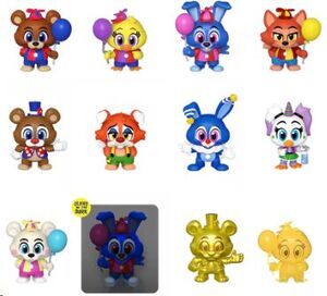 FIVE NIGHTS AT FREDDY'S: BALLOON CIRCUS MYSTERY MINIS MINIFIGURAS 5 CM