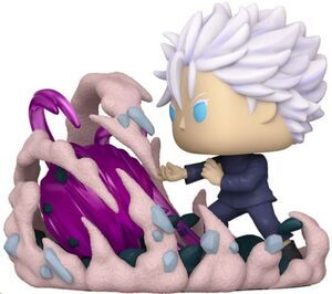 JUJUTSU KAISEN POP! DELUXE VINYL FIGURA GOJO (PURPURA) 9 CM