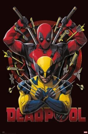 POSTER MARVEL DEADPOOL Y LOBEZNO 2