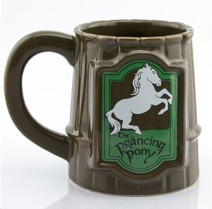 EL SE�OR DE LOS ANILLOS TAZA 3D THE PRANCING PONY