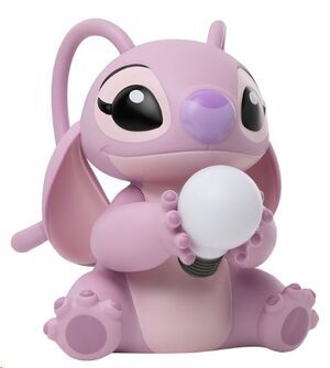 DISNEY LILO & STITCH LAMPARA 16 CM ANGEL CON BOMBILLA