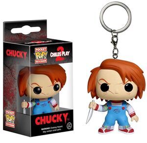 CHUCKY LLAVERO FIG 4 CM POCKET POP SERIE HORROR                            