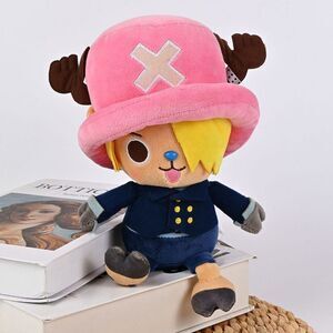 ONE PIECE PELUCHE CHOPPER X SANJI 20 CM