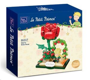 EL PRINCIPITO SKATEKART SERIES STARRY RIDE ROSE SET CONSTRUCCION 14;8 CM