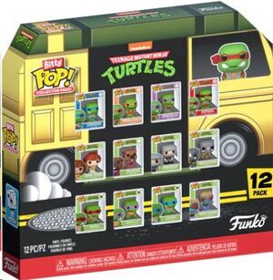 TORTUGAS NINJA PACK DE 12 FIGURAS BITTY POP! VINYL 2;5 CM