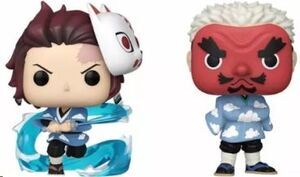 GUARDIANES DE LA NOCHE FIGURA POP! ANIMATION VINYL TANJIRO & UROKODAKI 9 CM