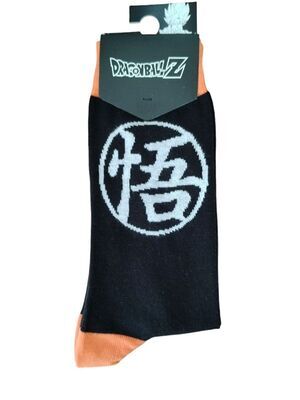 DRAGON BALL CALCETINES NARANJA Y NEGRO TALLA UNICA