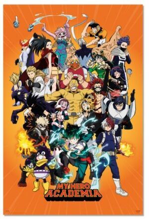 POSTER MY HERO ACADEMIA 61 X 91;5 CM