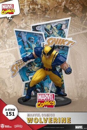 MARVEL DIORAMA PVC D-STAGE WOLVERINE 16 CM