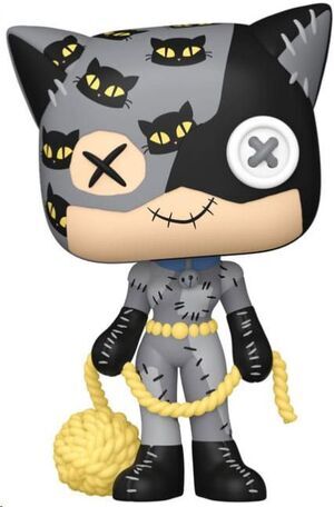 DC COMICS FIGURA POP! MOVIES VINYL PATCHWORK - CATWOMAN 9 CM