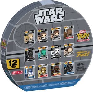 STAR WARS PACK DE 12 FIGURAS BITTY POP! VINYL A NEW HOPE 2;5 CM