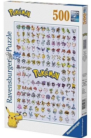POKEMON PUZZLE 500 PIEZAS                                                  