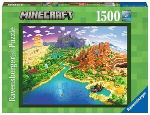 MINECRAFT PUZZLE 1500 PIEZAS MUNDO