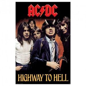 POSTER AC/DC HIGHWAY TO HELL 91;5 X 61 CM