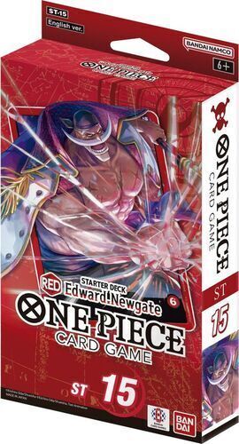 ONE PIECE CARD GAME STARTER DECK ST15 BARBABLANCA ROJO (INGL�S)