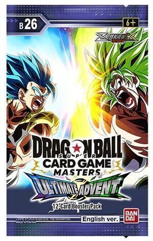 DRAGON BALL TCG BOOSTER 26 ZENKAI SERIES 09 ULTIMATE ADVENT SOBRE - INGL�S