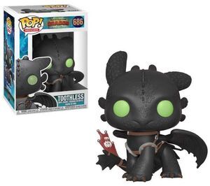 C�MO ENTRENAR A TU DRAG�N 3 POP! VINYL FIGURA TOOTHLESS 9 CM          