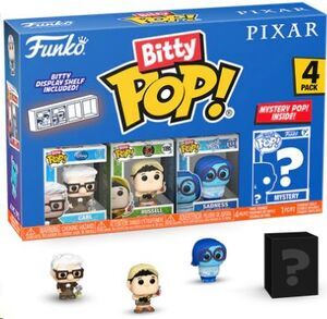 PIXAR PACK DE 4 FIGURAS BITTY POP! VINYL SERIE 3 2;5 CM