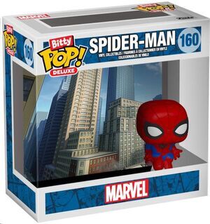 SPIDER-MAN FIGURA BITTY POP! DELUXE VINYL SPIDER-MAN (CITYSCAPE) 2;5 CM