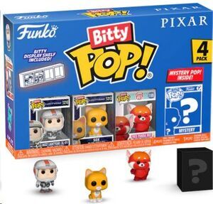 PIXAR PACK DE 4 FIGURAS BITTY POP! VINYL SERIE 1 2;5 CM