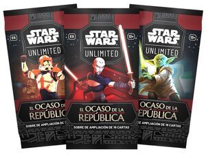 STAR WARS UNLIMITED EL OCASO DE LA REPBLICA SOBRE