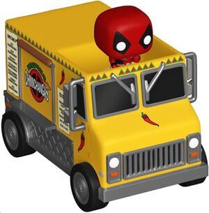 MARVEL POP! RIDES VINYL FIGURA DEADPOOL CHIMICHANGA TRUCK 2;5 CM