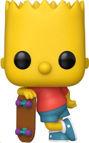 SIMPSONS POP! ANIMATION VINYL FIGURA BART CON MONOPAT�N 9 CM