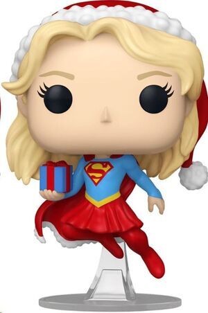 DC COMICS FIGURA POP! HEROES VINYL HOLIDAY '24 SUPERGIRL 9 CM